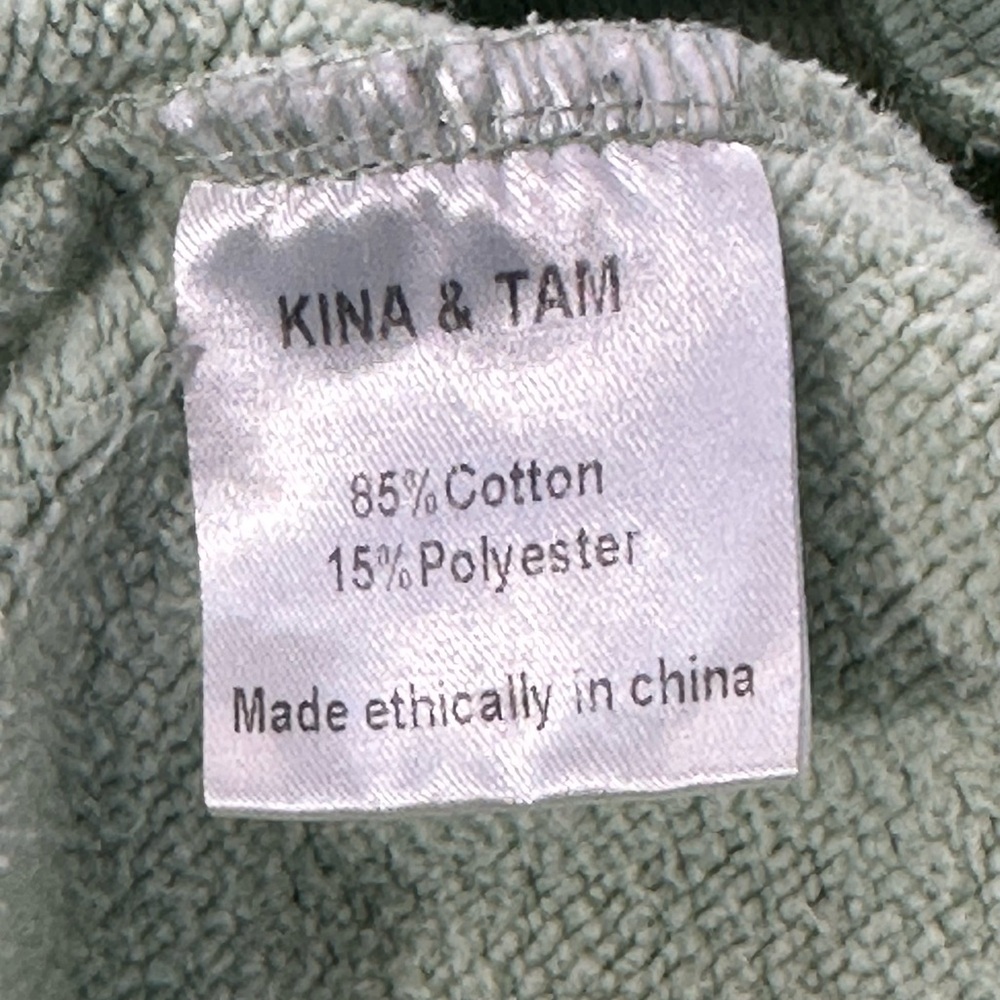 Kina and Tam I’m Okay Mint Sweatshirt Size XXXL Long Sleeve Organic Cotton Emo - Picture 5 of 7